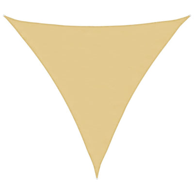 Vidaxl Zonnezeil 3,6 x 3,6 x 3,6 m 100% Polyester Oxford Sand -Colored