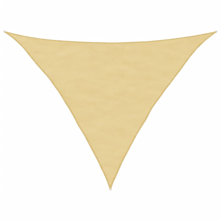 Vidaxl Zonnezeil 3,5 x 3,5 x 4,9 m 100% Polyester Oxford Sand -Colored