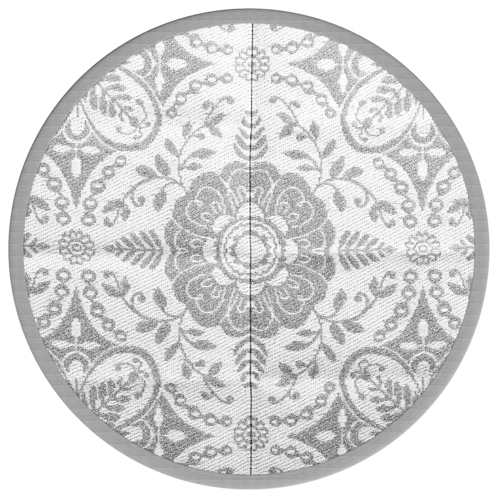 Vidaxx Outdoor-Teppich Arakil ø 120 cm Polypropylen hellgrau