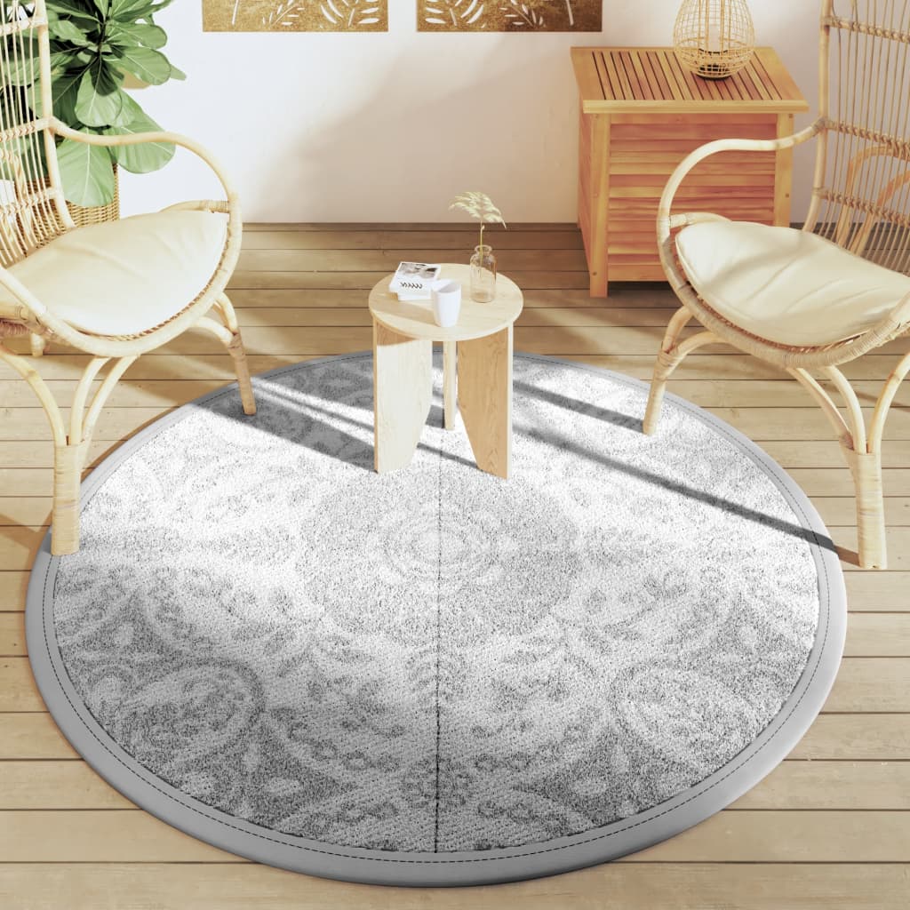 Vidaxx Outdoor-Teppich Arakil ø160 cm Polypropylen hellgrau