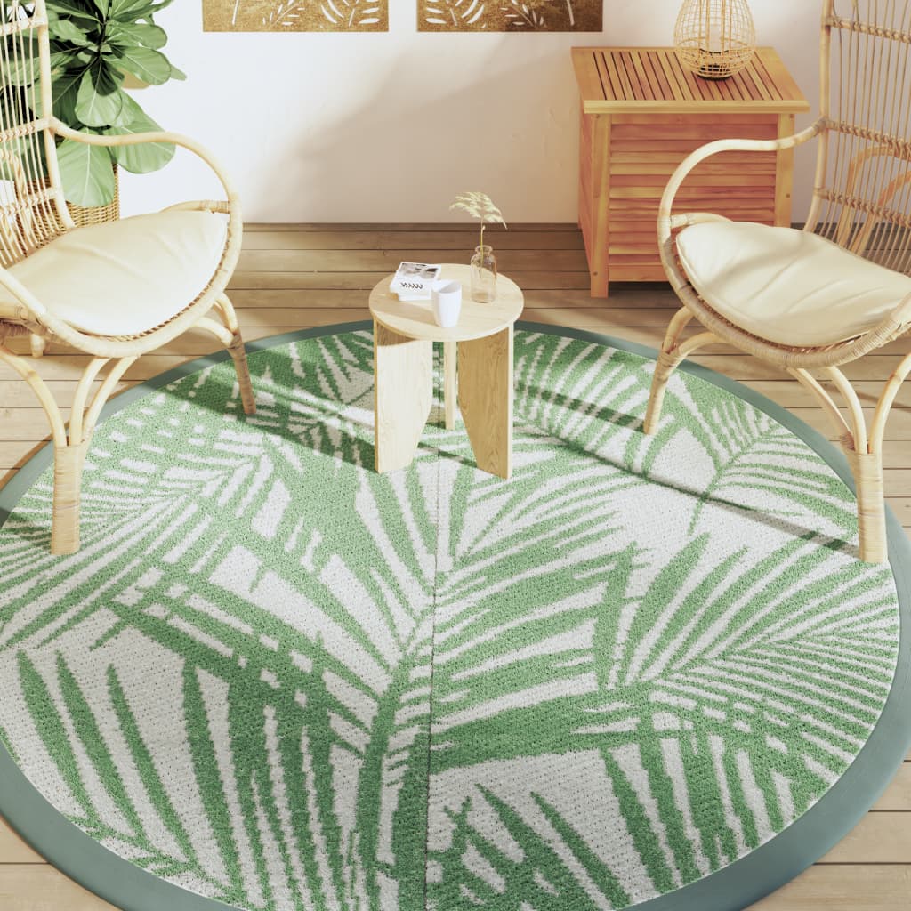 Vidaxx Outdoor-Teppich Arakil ø 200 cm Polypropylen grün