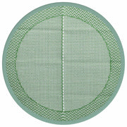 Vidaxl außerhalb Teppich Ø 120 cm Polypropengrün - afbeelding 2