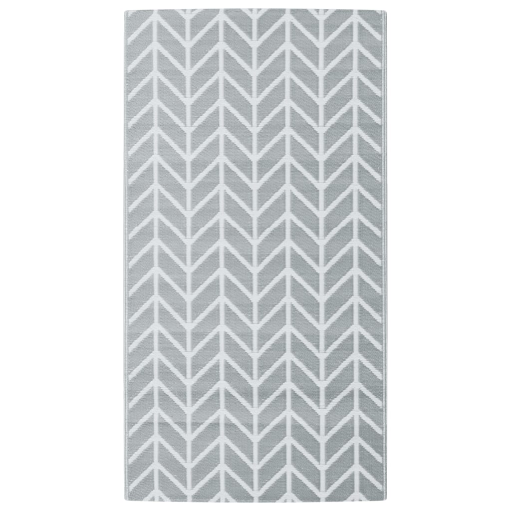 VIDAXL Outside Rug 80x150 cm pp grau