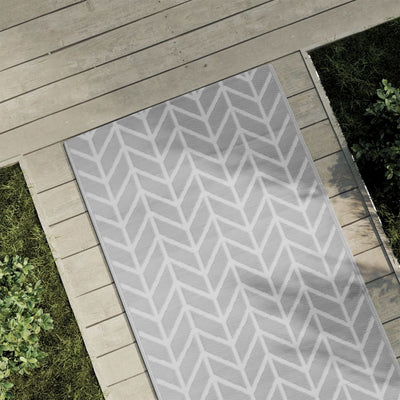 VIDAXL Outside Rug 80x150 cm pp grau