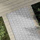 VIDAXL Outside Rug 80x150 cm pp grau