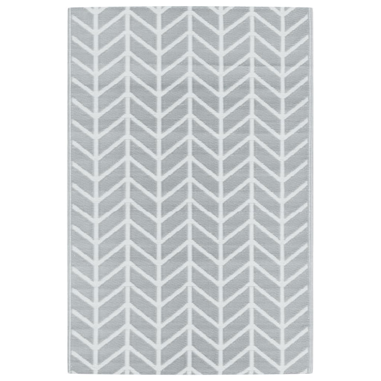 Vidaxl außerhalb Teppich 120x180 cm pp grau