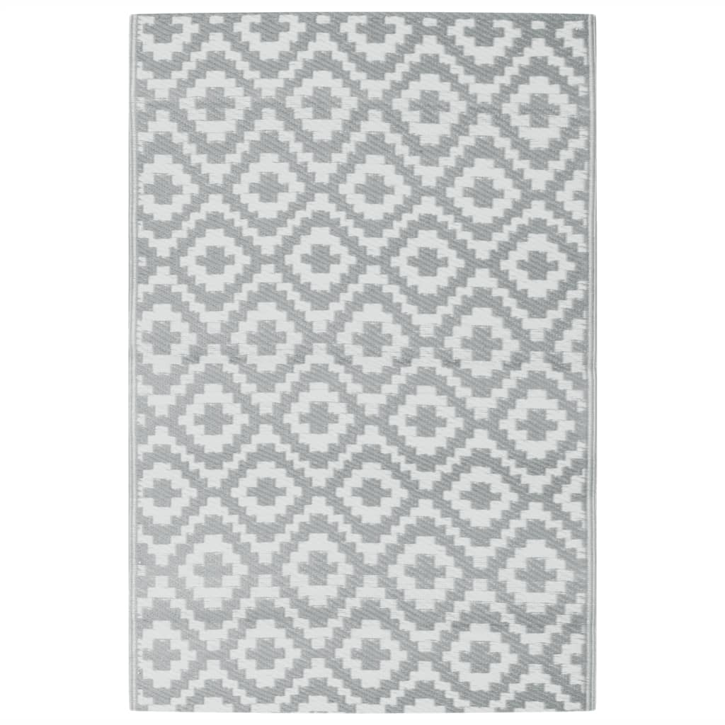 Vidaxx Outdoor-Teppich Arakil 120x180 cm PP grau