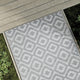 Vidaxx Outdoor-Teppich Arakil 120x180 cm PP grau