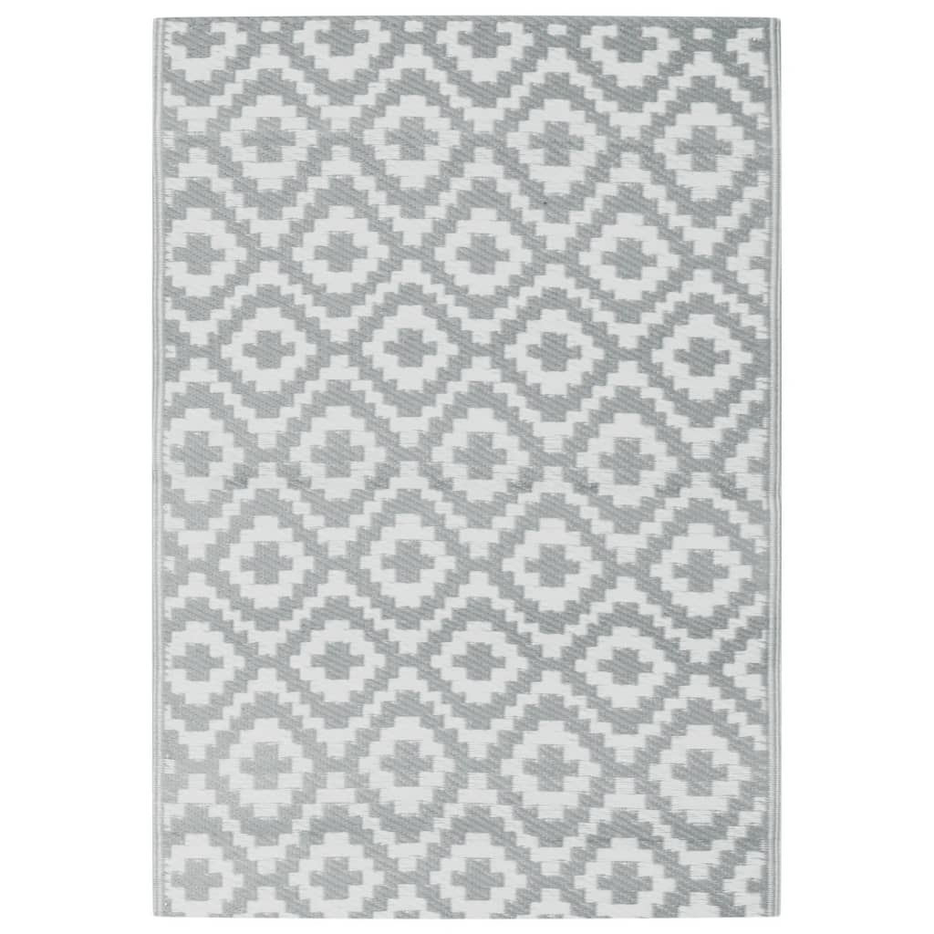 Vidaxx Outdoor-Teppich Arakil 160x230 cm PP grau