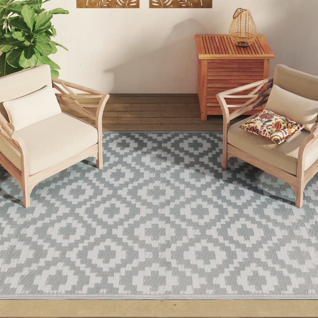 Vidaxx Outdoor-Teppich Arakil 160x230 cm PP grau