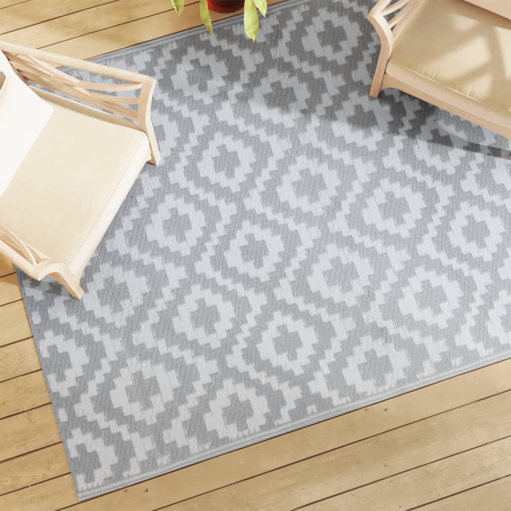 Vidaxx Outdoor-Teppich Arakil 160x230 cm PP grau