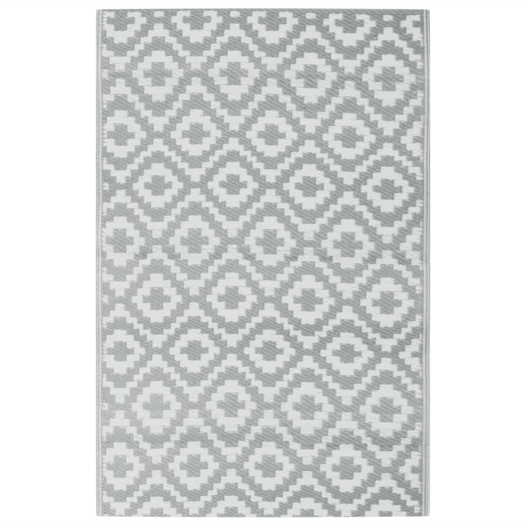 Vidaxx Outdoor-Teppich Arakil 190x290 cm PP grau