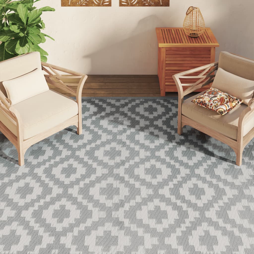 Vidaxx Outdoor-Teppich Arakil 190x290 cm PP grau