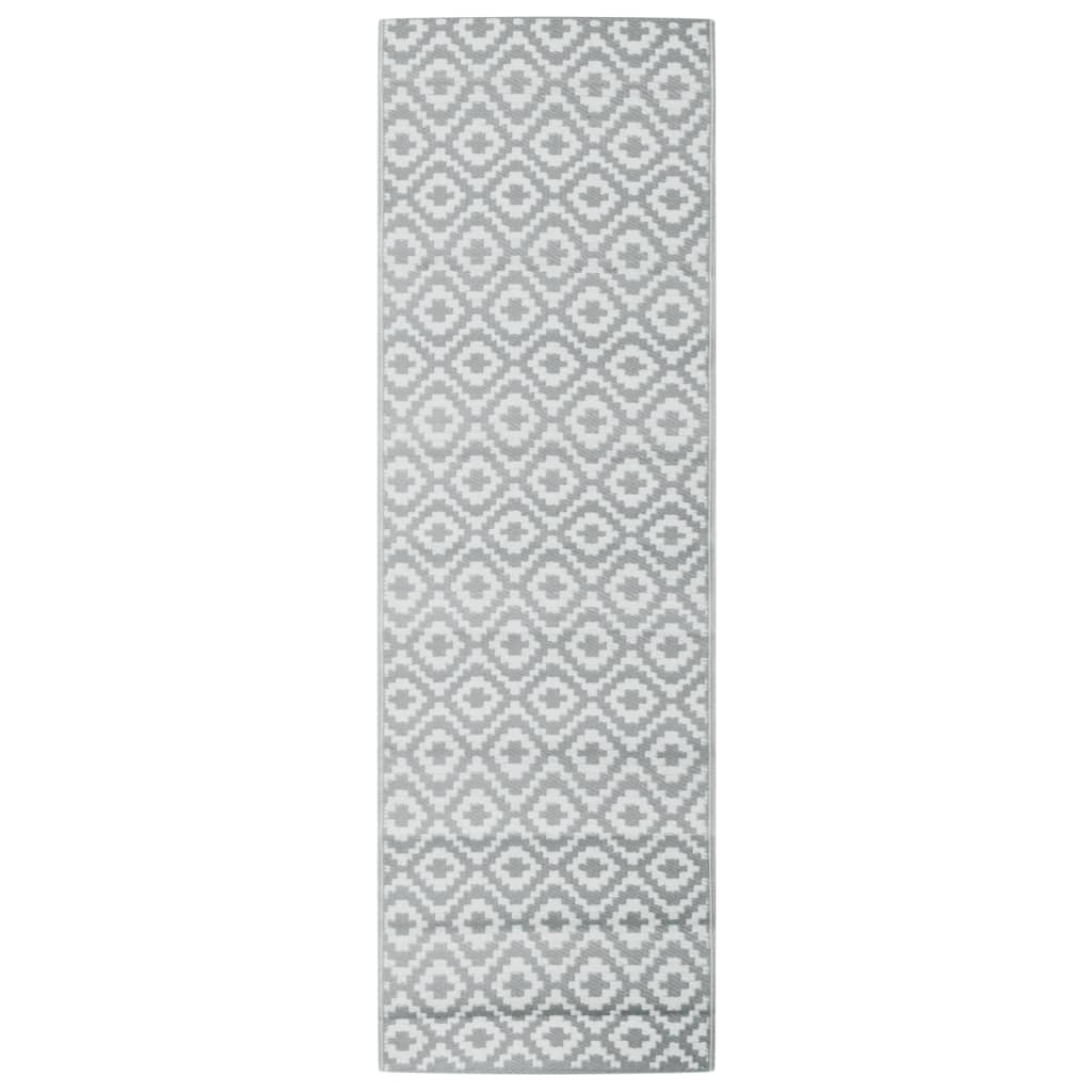 Vidaxx Outdoor-Teppich Arakil 80x250 cm PP grau