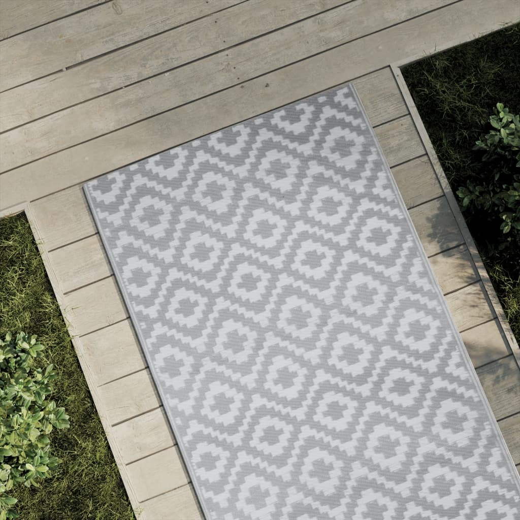 Vidaxx Outdoor-Teppich Arakil 80x250 cm PP grau
