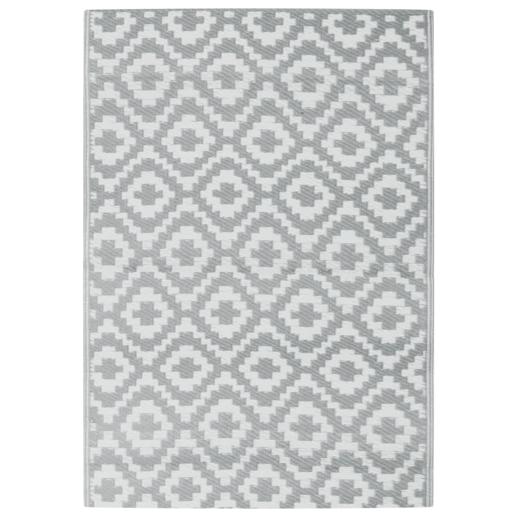 Vidaxx Outdoor-Teppich Arakil 140x200 cm PP grau