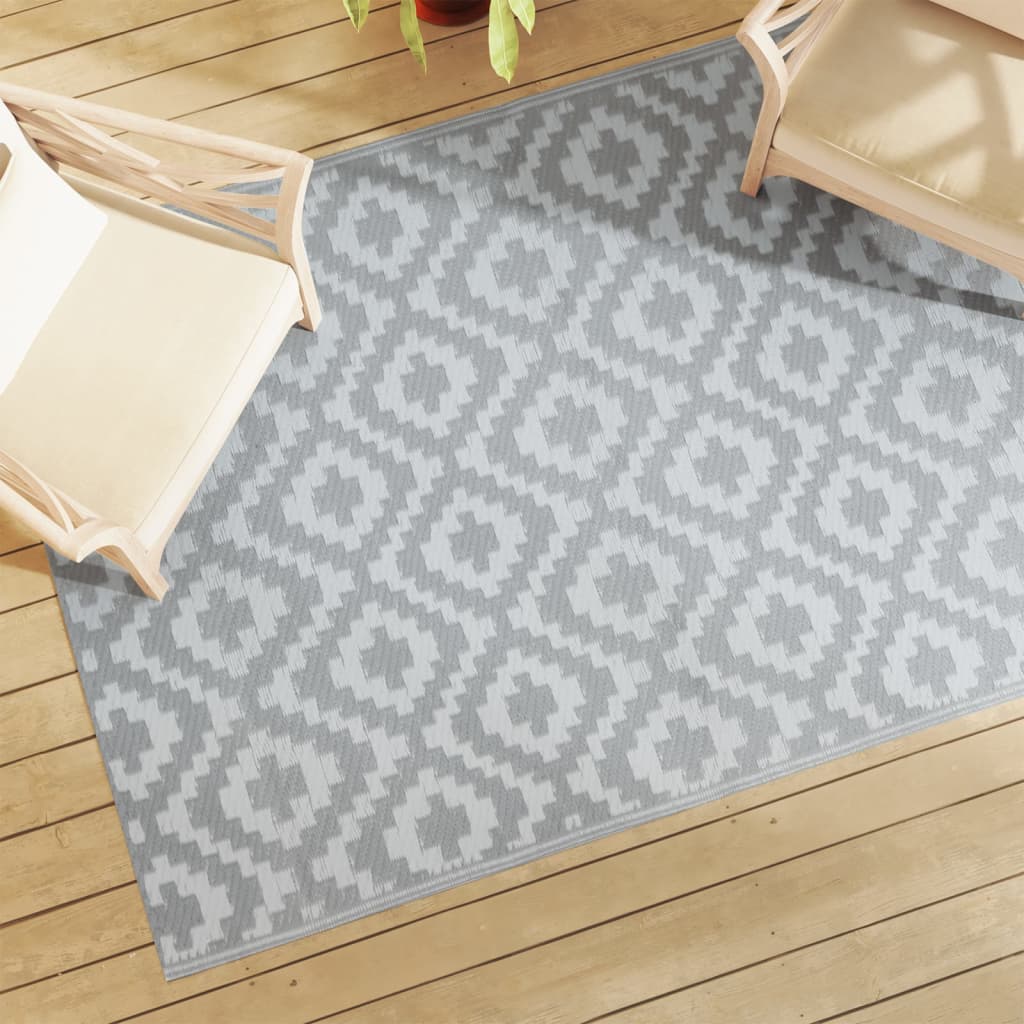 Vidaxx Outdoor-Teppich Arakil 140x200 cm PP grau