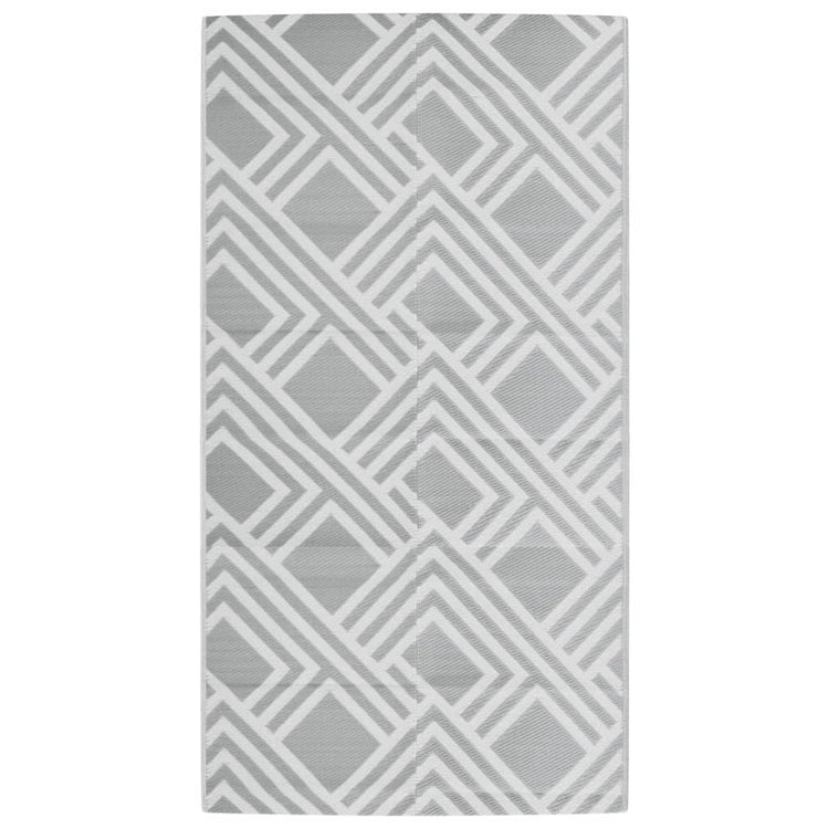 VIDAXL Outside Rug 80x150 cm pp grau