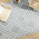 Vidaxl Outdoor Teppich 190x290 cm pp grau
