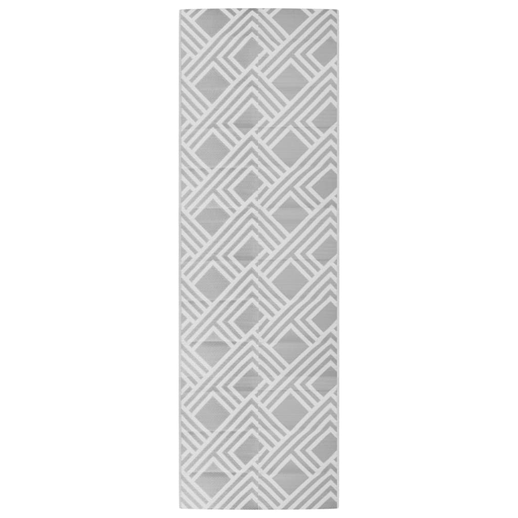 VIDAXL Outside Rug 80x250 cm Polypropengrau