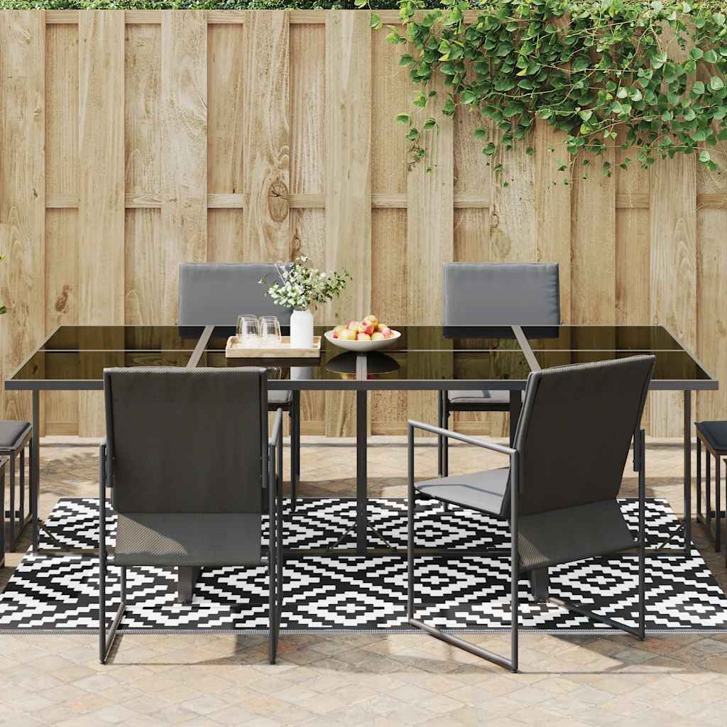 Vidaxx Outdoor-Teppich Arakil 160x230 cm PP weiß und schwarz