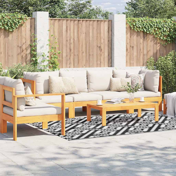 Vidaxx Outdoor-Teppich Arakil 160x230 cm PP weiß und schwarz