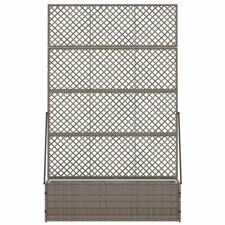Vidaxx Gartenblumentopf Grau 105 x 30 x 170 cm Metall