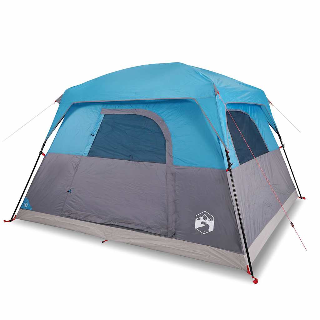 VidaXL Zelt 4-Personen wasserdicht blau