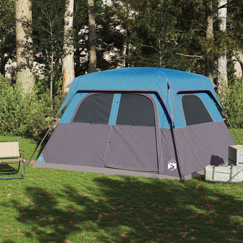 Vidaxl Familie 6-Personen wasserdicht blau