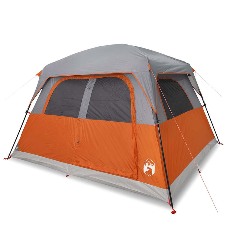 VidaXL Familienzelt 6-Personen wasserdicht orange
