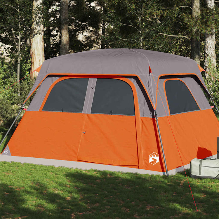 VidaXL Familienzelt 6-Personen wasserdicht orange