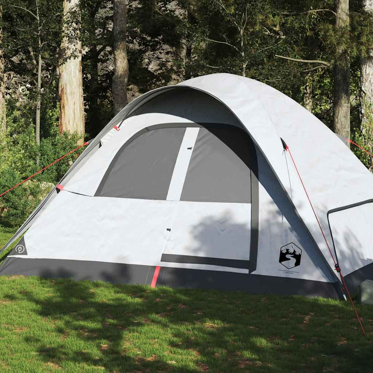Vidaxl Dome Zelt 6-Personen-Abdichtungsstaub Weiß