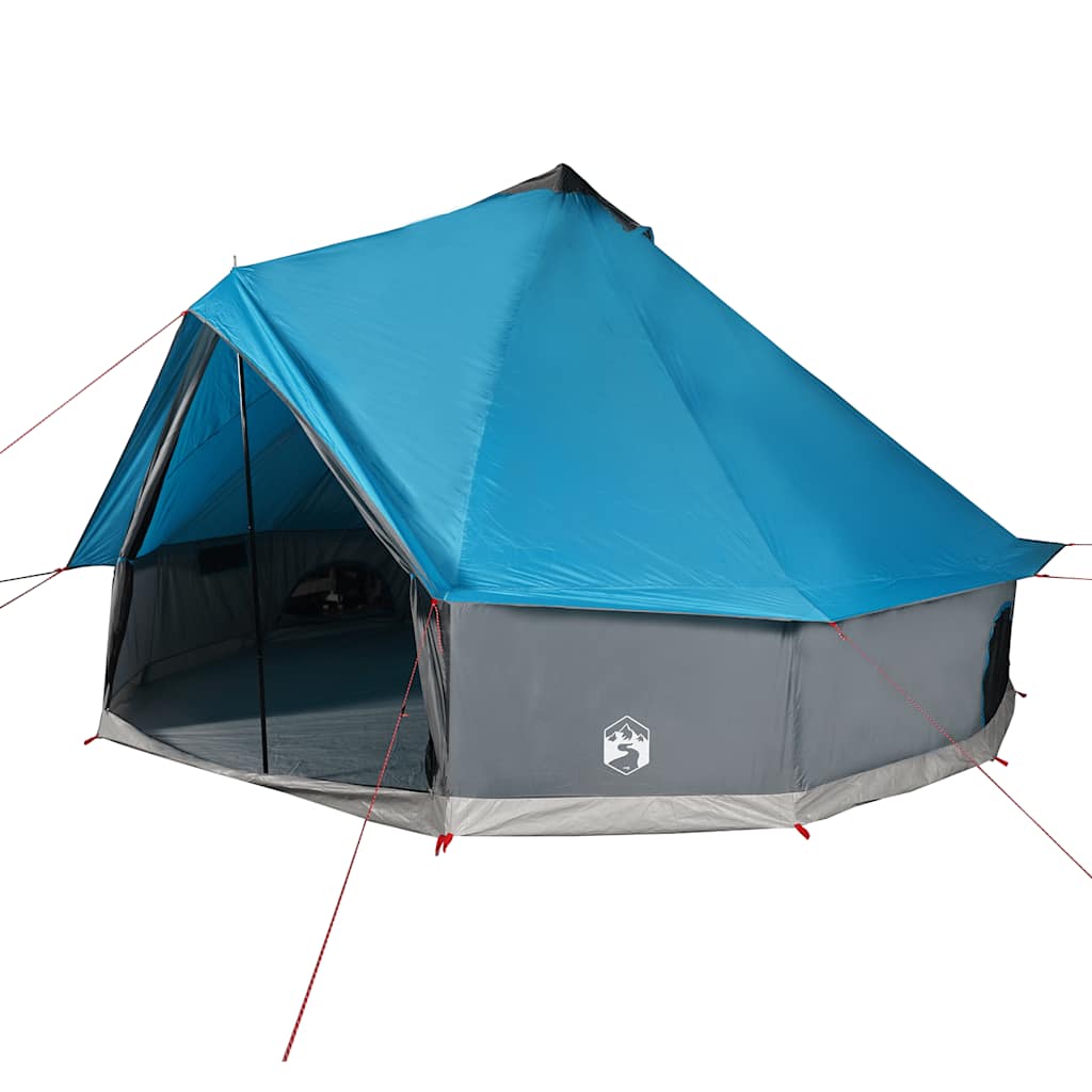 VidaXL Tipi-Zelt 6-Personen wasserdicht blau