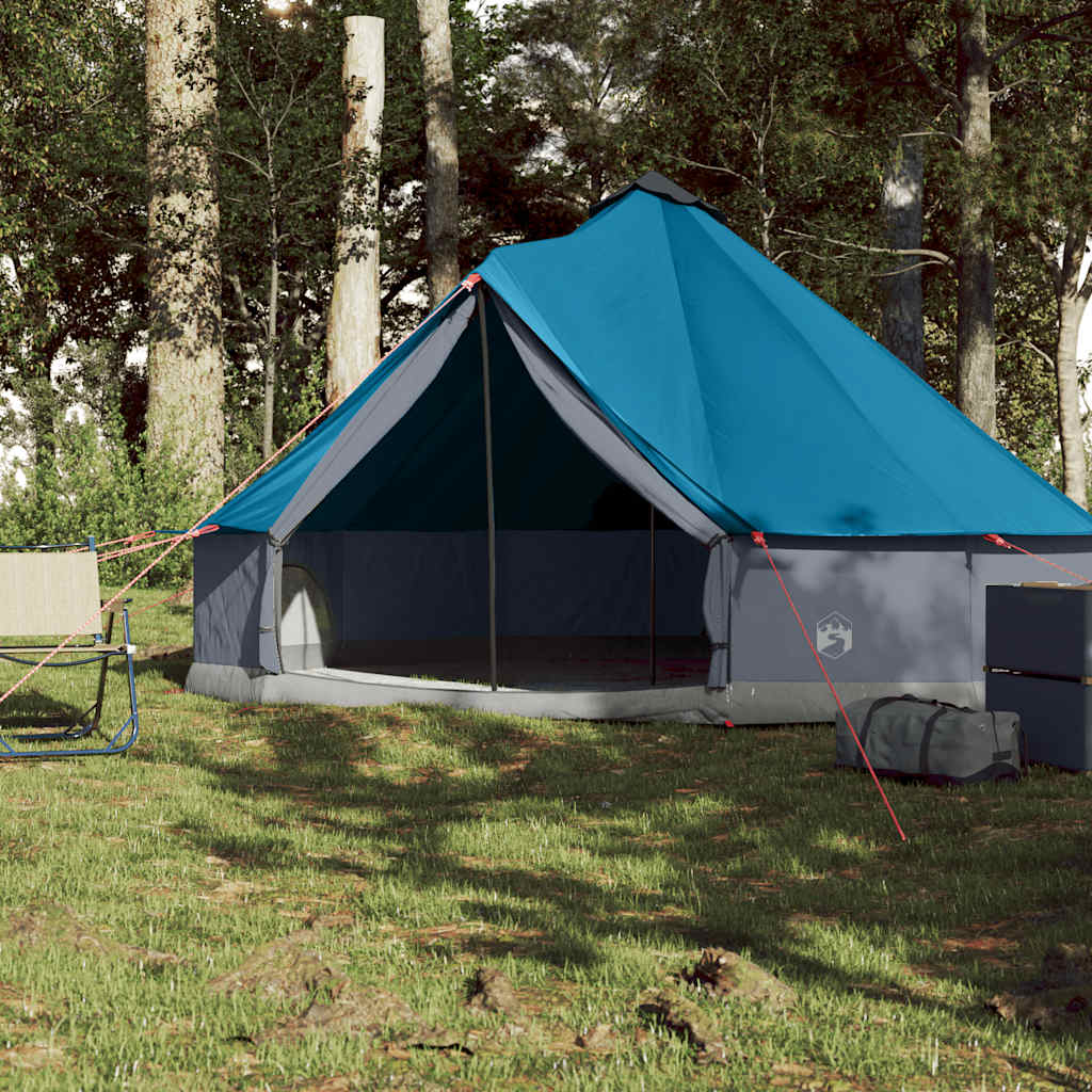 VidaXL Tipi-Zelt 6-Personen wasserdicht blau