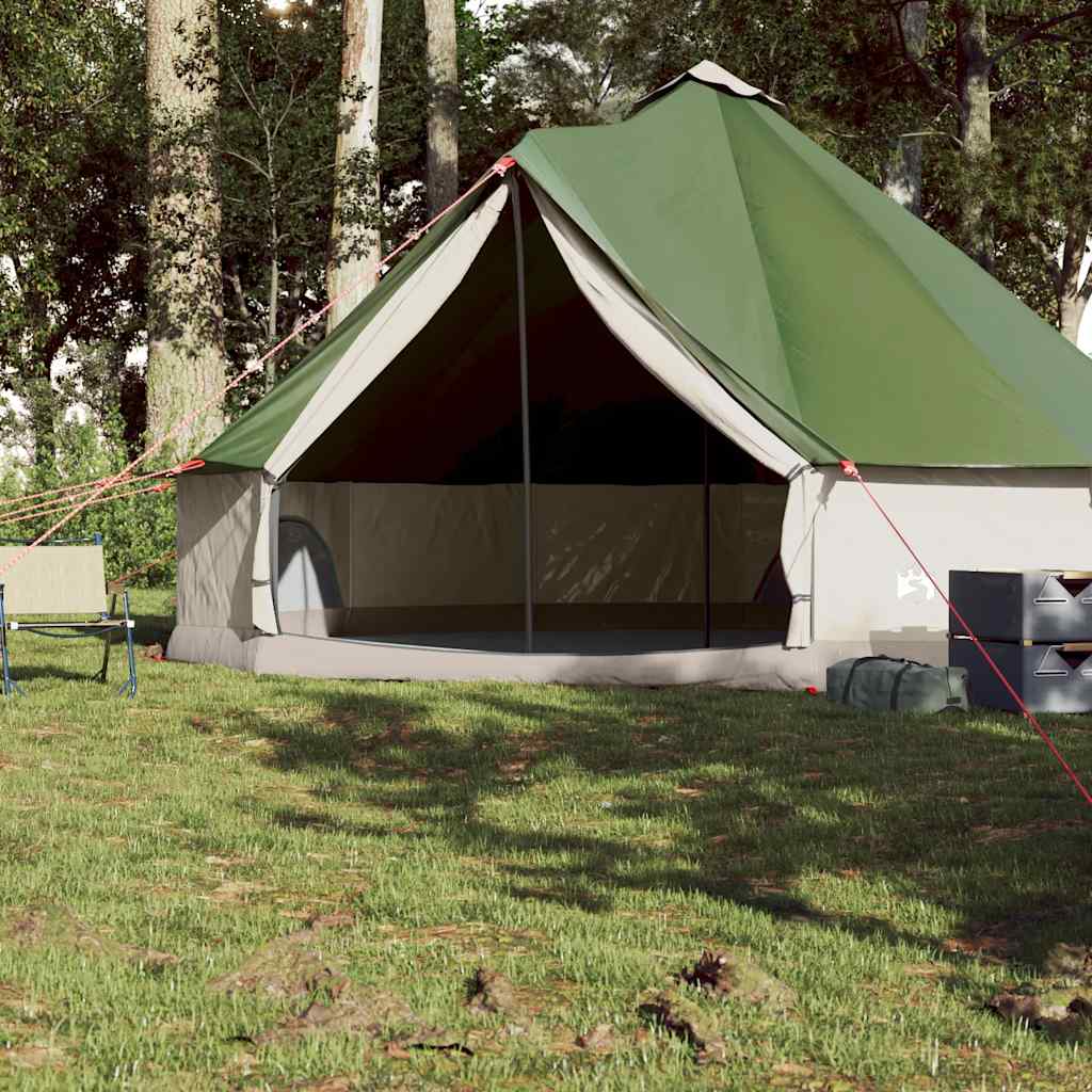 VidaXL Tipi-Zelt 8-Personen wasserdicht grün