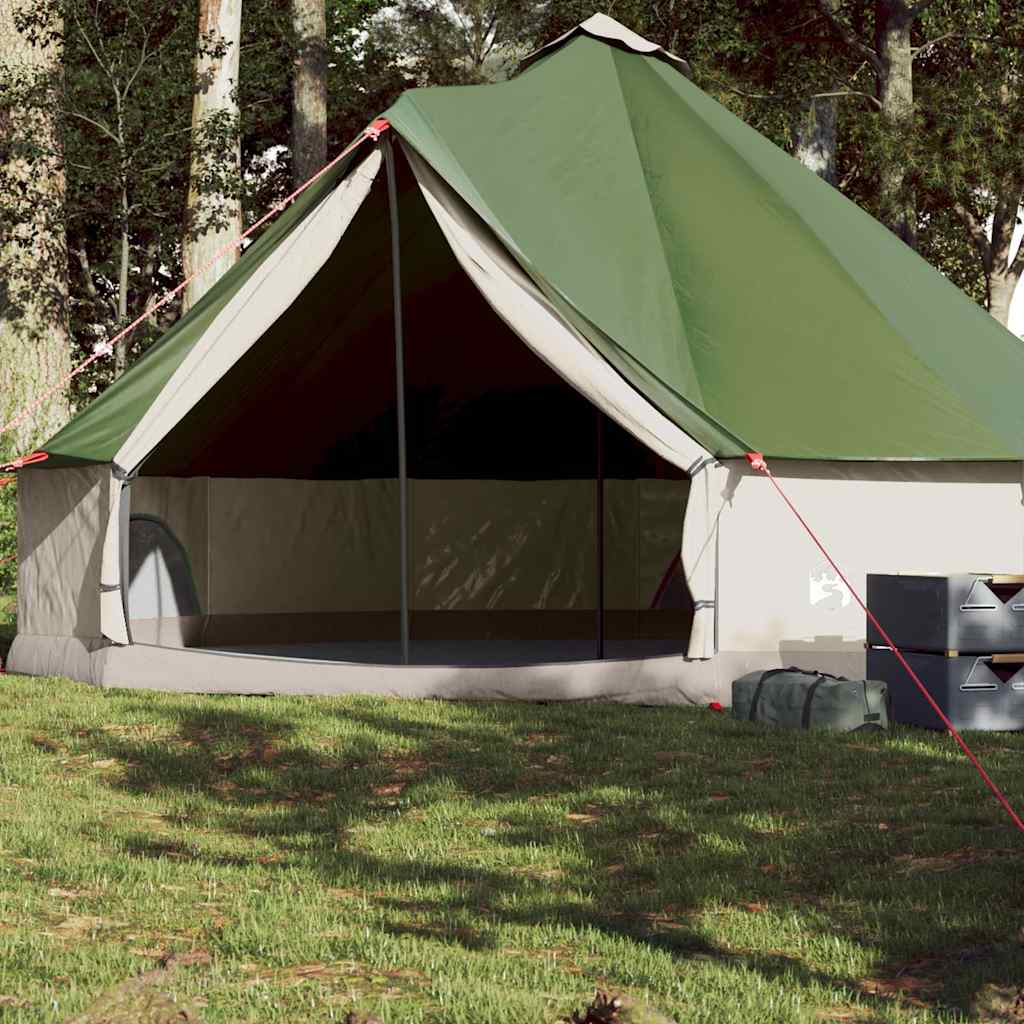VidaXL Tipi-Zelt 8-Personen wasserdicht grün