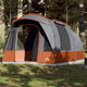 VidaXL Tunnelzelt 3-Personen wasserdicht Grau und Orange