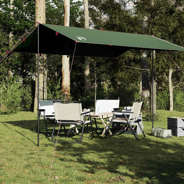 Vidaxl Camping -Baldachin wasserdicht 360x294 cm Grün