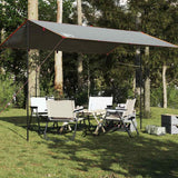 Vidaxl Camping Canvas wasserdicht 400x294 cm grau und orange - afbeelding 1