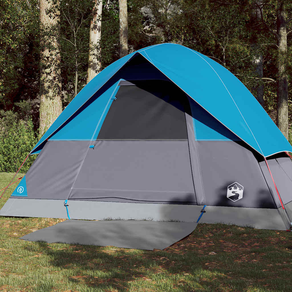 Vidaxl Dome Zelt 3-Personen wasserdicht blau