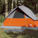 Vidaxl Dome Zelt 3-Personen wasserdichtes Grau und Orange