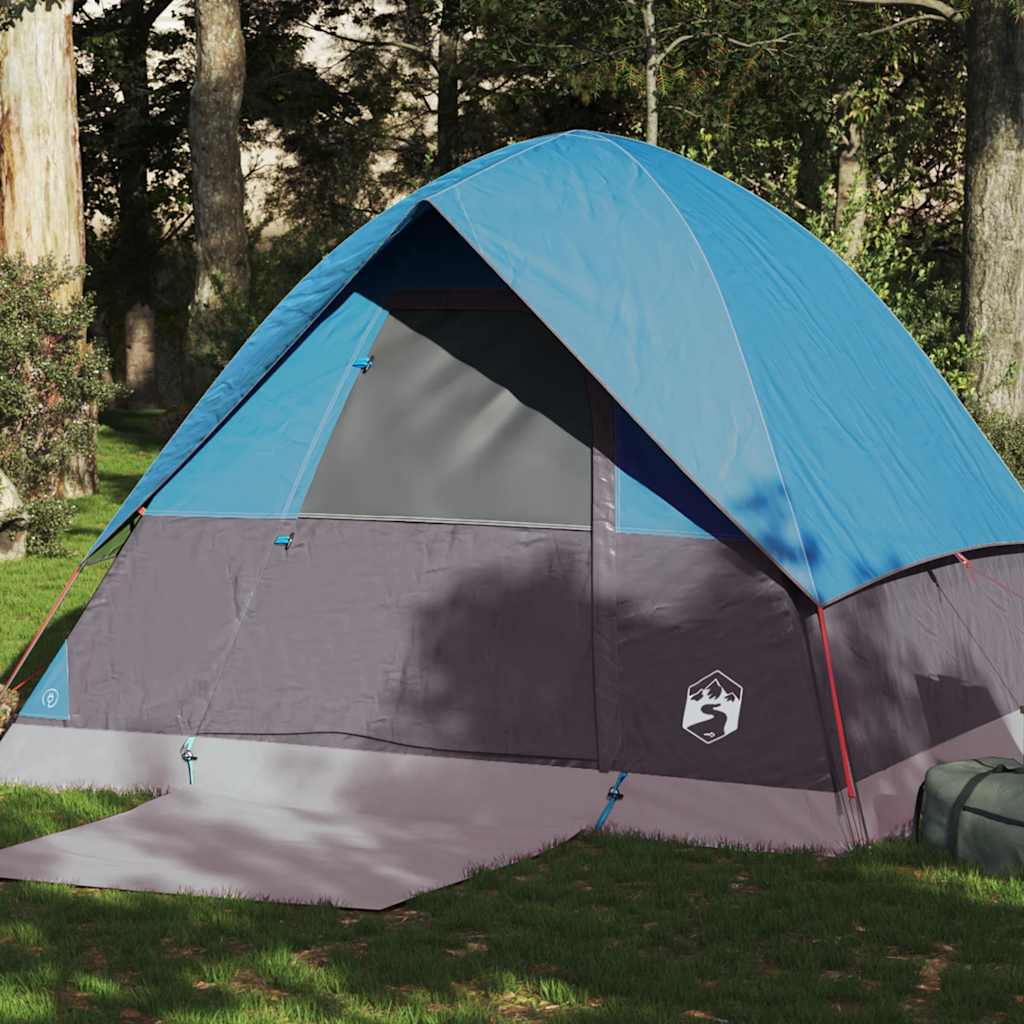 Vidaxl Dome Zelt 4-Personen wasserdicht blau