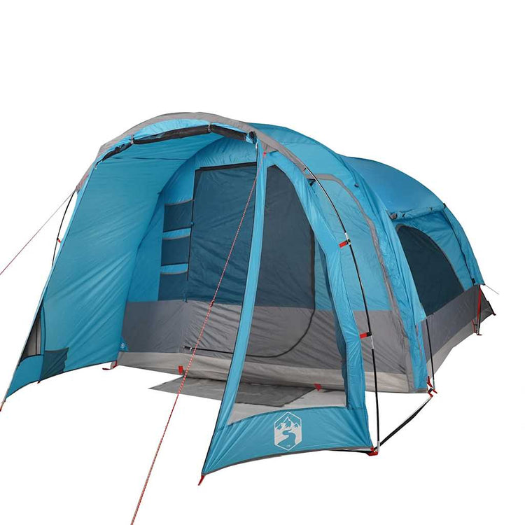 Vidaxl Camping Zelt 6-Personen wasserdicht blau