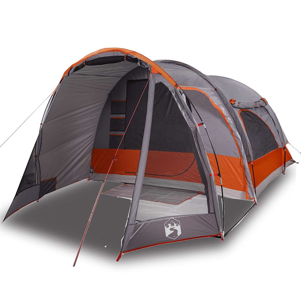 VidaXL Campingzelt 6-Personen wasserdicht grau