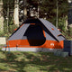 Vidaxl Dome Zelt 2-Personen wasserdichtes Grau und Orange