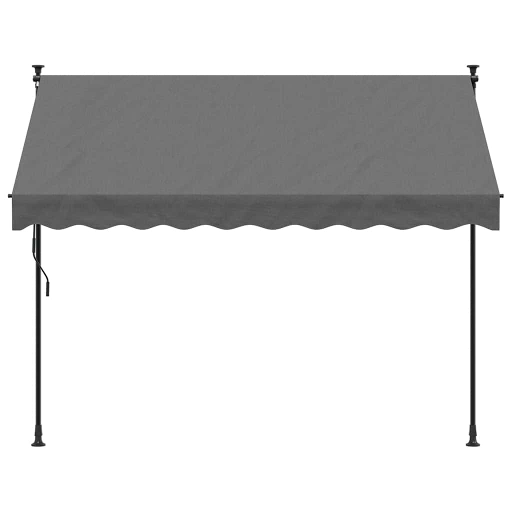 VIDAXL LAFEL ERFEHLUNG 250x150 cm Stoff und Stahl -Anthrazit -Verschärfen