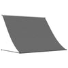 Vidaxl luifel ausziehbar 200x150 cm Gewebe- und Stahl -Anthrazit -Verschärfen