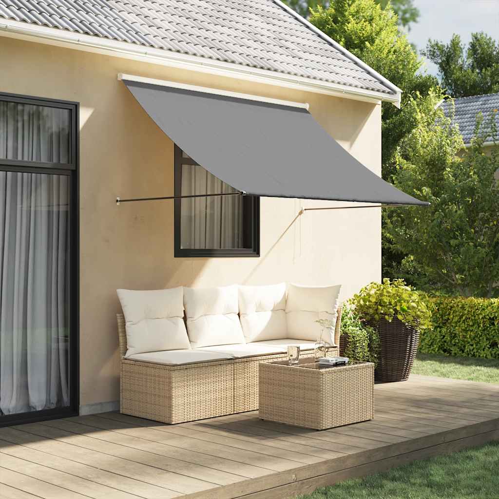VIDAXL LAFEL ERFEHLUNG 250x150 cm Stoff und Stahl -Anthrazit -Verschärfen