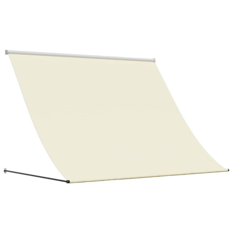 Vidaxl luifel erstreckt sich 200x150 cm Stoff und Stahlcreme -Colored