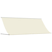 VIDAXL LAFEL Ausleitbar 350x150 cm Stoff und Stahlcreme -Verschärft - afbeelding 2